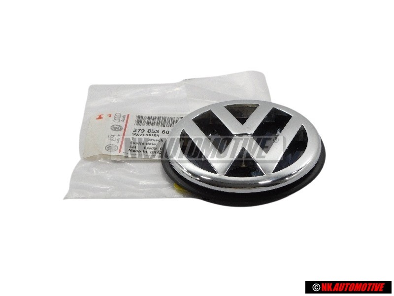 VW Originale Posteriore Logo Emblema Simbolo Cromo - 379853687