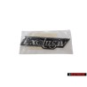 VW Originale EXCLUSIV Lato Logo Emblema Simbolo Nero Cromo - 3A0853675C Z10