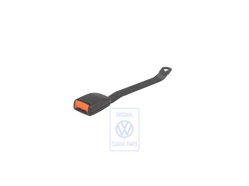 VW Originale Fibbia Cintura Nero Satinato - 3A0857756A 01C