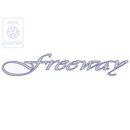 VW Originale Scritta Pellicola Blu/Argento - 3A9853431A Z36