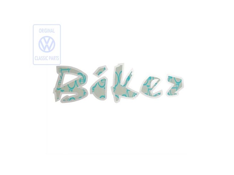 VW Originale Scritta Pellicola Argento Turchese - 3A9853431B Z75