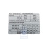 VW Originale Etichetta Per Pressione Pneumatici - 3B0010275A