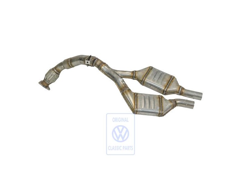 VW Originale Tubo Di Scarico Con Catalizz. 