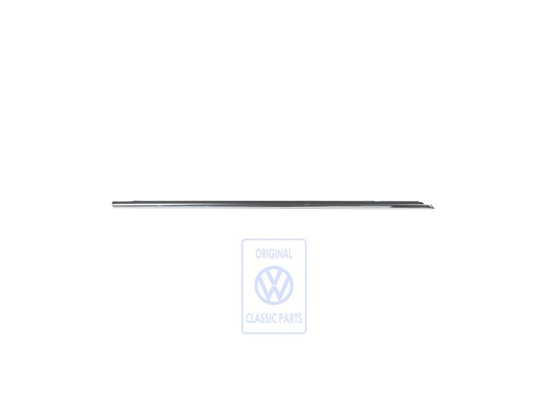 VW Originale Guarnizione Fessura Cristallo Alluminio Lucidato - 3B0837476 7Z7