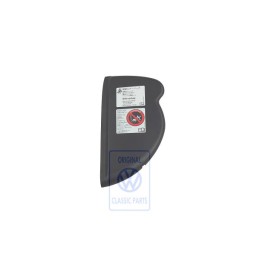 VW Originale Cappuccio Di Copertura Nero - 3B0858035A 2AQ
