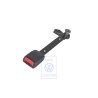 VW Originale Fibbia Cintura Nero Satinato/Rosso Fuoco - 3B0858471D FCN