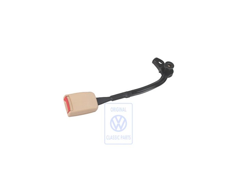 VW Originale Fibbia Cintura Beige Sole/Rosso Fuoco - 3B0858471G LSV