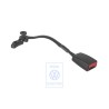 VW Originale Fibbia Cintura Nero Satinato/Rosso Fuoco - 3B0858471P FCN