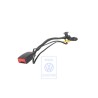 VW Originale Fibbia Cintura Nero Satinato/Rosso Fuoco - 3B0858472K FCN