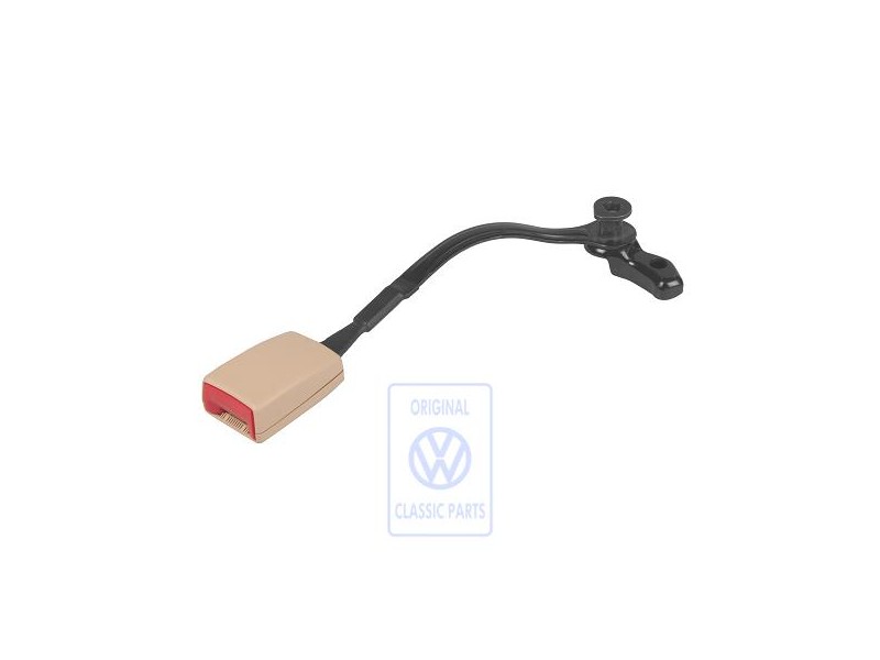 VW Originale Fibbia Cintura Beige Sole/Rosso Fuoco - 3B0858472P PNE