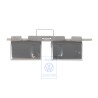 VW Originale Cappuccio Di Copertura Per Perno Di Chiusura Cromo - 3B5863651A 2ZZ