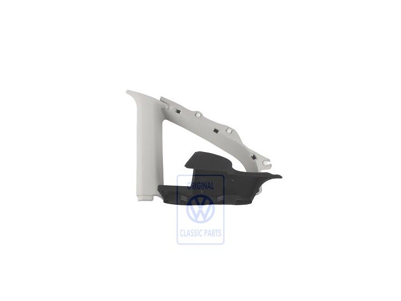 VW Originale Rivest. Montante C Grigio Perla/Nero - 3B5868594G QKB