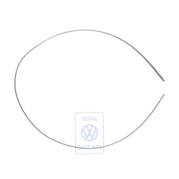 VW Originale Listello Di Copertura Nero Satinato - 3B9853710C B41
