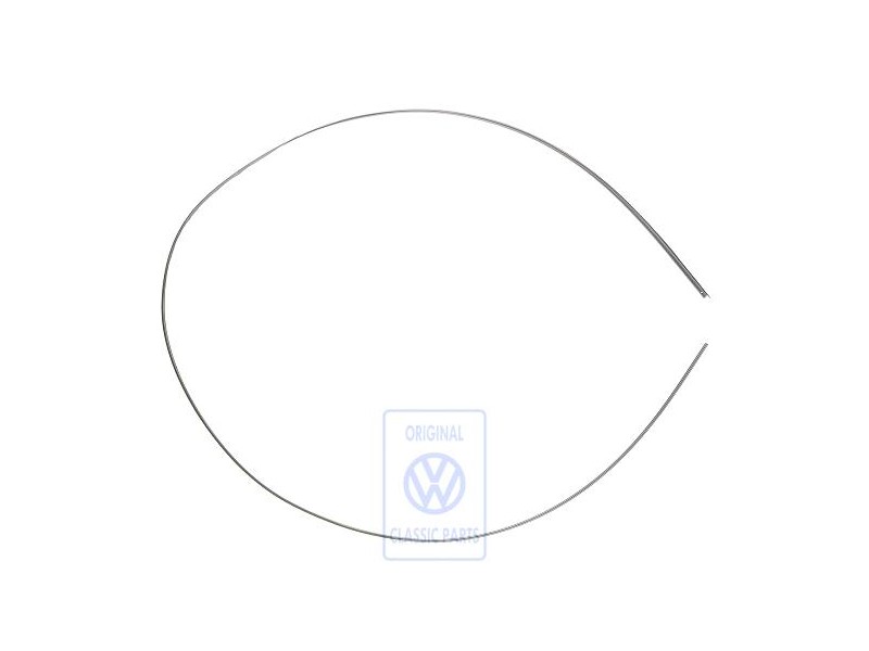 VW Originale Listello Di Copertura Nero Satinato - 3B9853710C B41