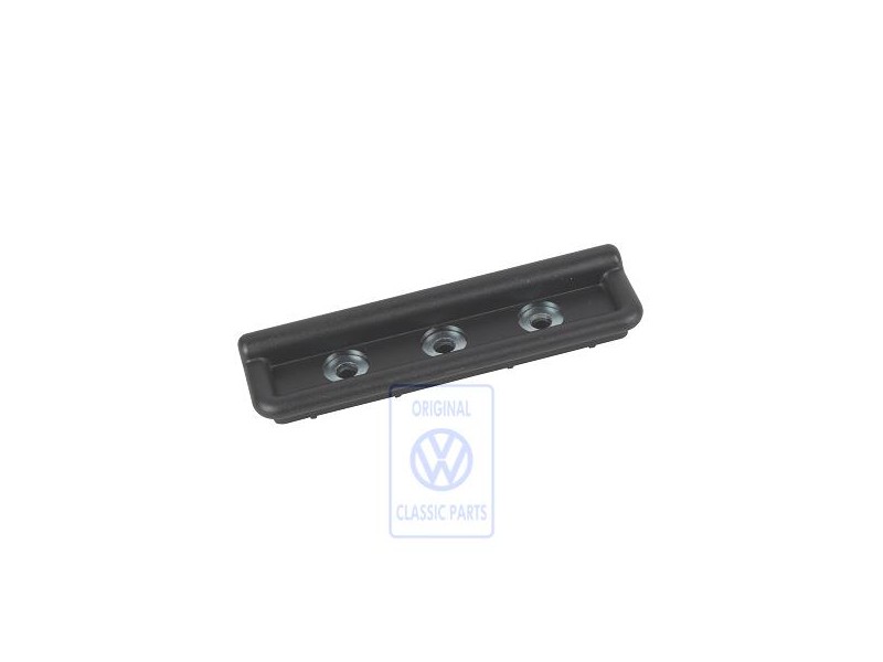 VW Originale Lista Di Ritegno Nero Satinato - 3B9861704 B41