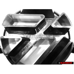 VW Originale Fronte Logo Emblema Simbolo Nero - 323853601 041