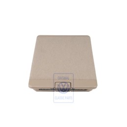 VW Originale Custodia Sci (Fintapelle) Beige Chiaro - 3B9885215 Q70