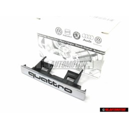 Audi Originale QUATTRO Fronte Logo Emblema Scritta Cromo - 8L0853736 2ZZ