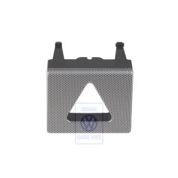 VW Originale Mascherina Argento Metallizzato/Nero - 3C0857368G 46U