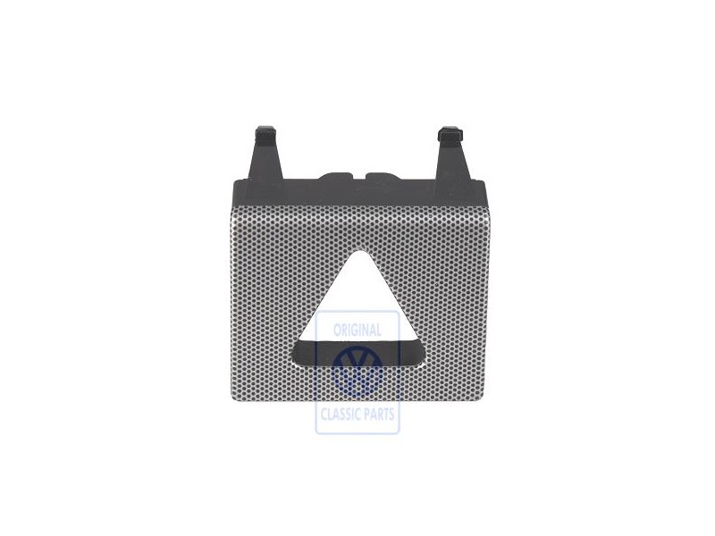 VW Originale Mascherina Argento Metallizzato/Nero - 3C0857368G 46U