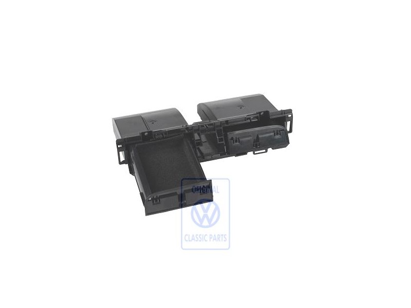 VW Originale Vano Portaoggetti Nero - 3C0858407M 33N