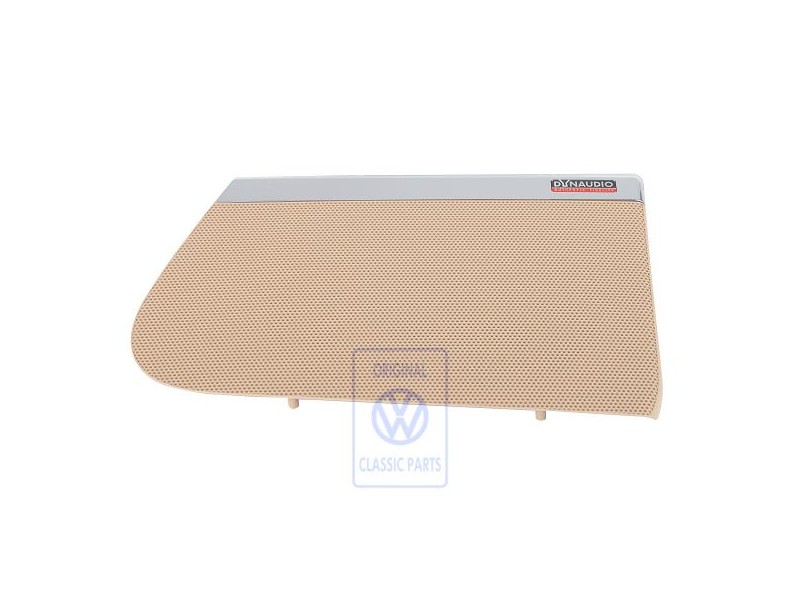 VW Originale Maschera Altoparlante Purebeige/Crom.Luc. 