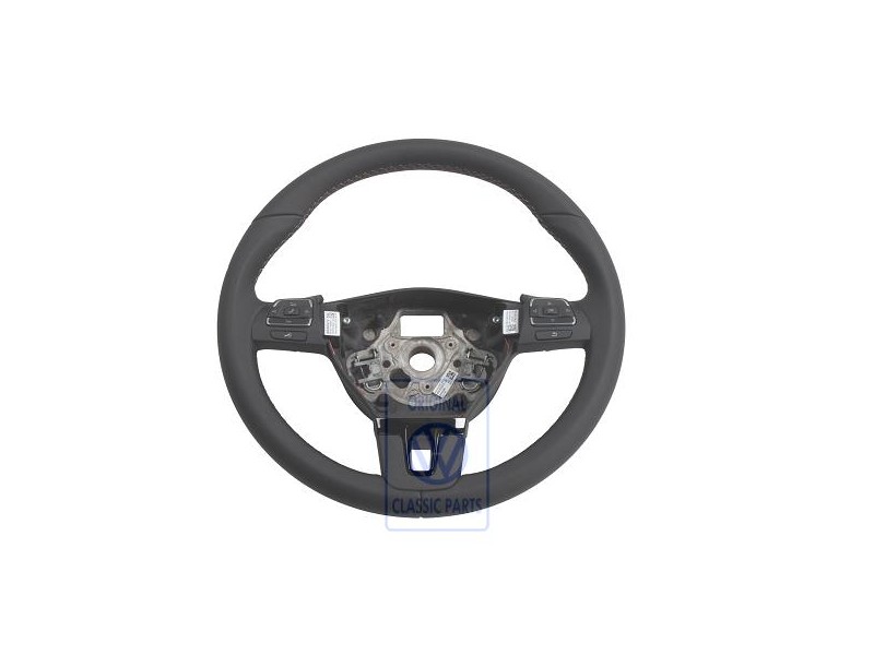 VW Originale Volante Multifunzione (Pelle) Nero/Nougat - 3C8419091ALBFB