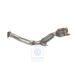 VW Originale Tubo Di Scarico Con Catalizz. 