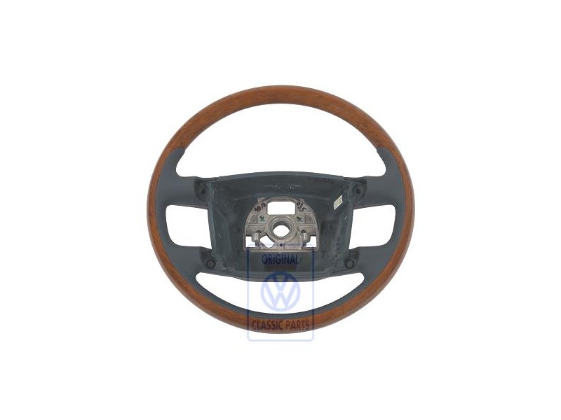 VW Originale Volante (Legno/Pelle) Blu Navy/Eucalipto - 3D0419091ABZUD