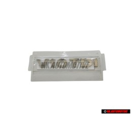 VW Originale V10 TDI Posteriore Logo Emblema Scritta Cromo - 3D0853675D 739