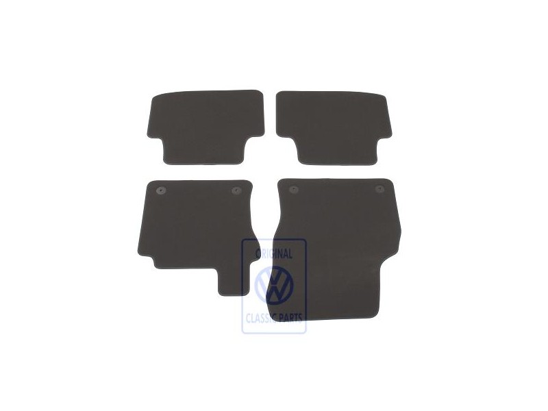 VW Originale 1 Set Di Tappetini Marrone Naturale - 3G2863011 EOQ