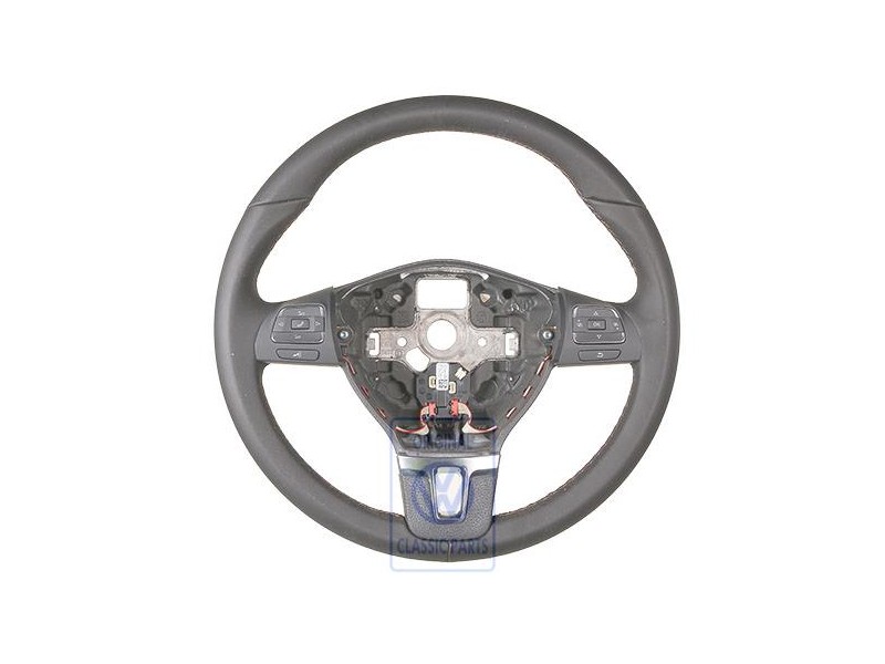 VW Originale Volante Multifunzione (Pelle) Nero Titanio/Sioux - 5C0419091B N0E