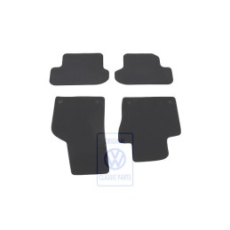 VW Originale 1 Set Di Tappetini Nero Titanio/Nero - 5C1863011C EOM