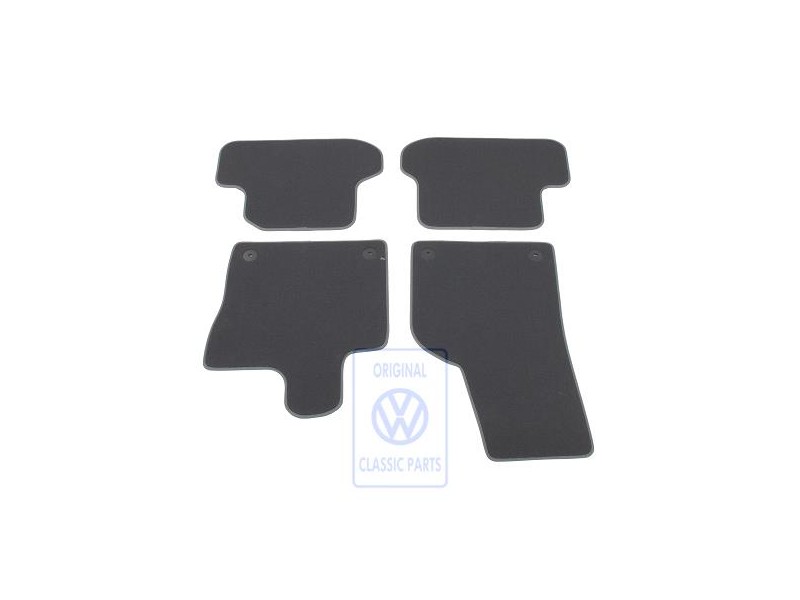 VW Originale 1 Set Di Tappetini Nero Titanio/Artgrey - 5C1863011H BCW