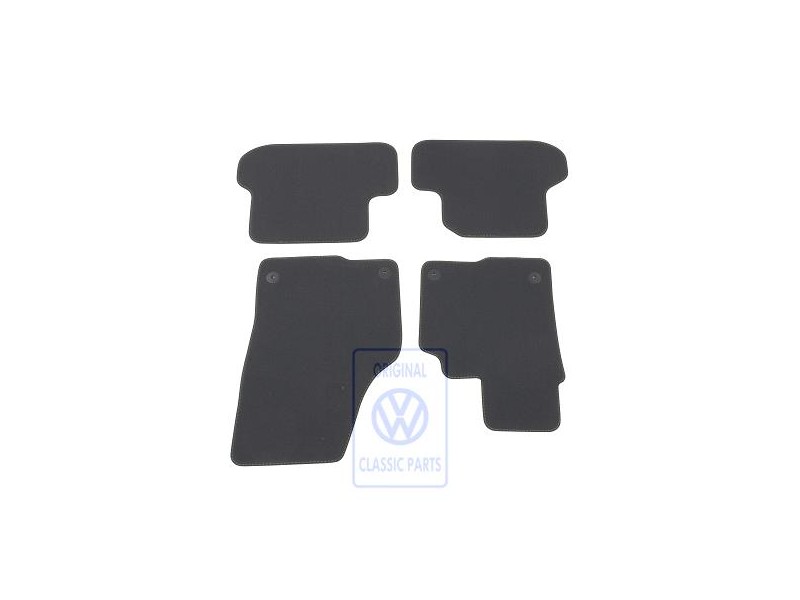 VW Originale 1 Set Di Tappetini Nero/Giallo - 5C2863011D CNA