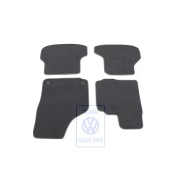 VW Originale 1 Set Di Tappetini Nero Titanio/Artgrey - 5K7863011A BCW