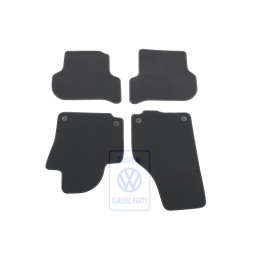 VW Originale 1 Set Di Tappetini Nero/Grigio Argento - 5M1863011F RII