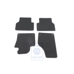 VW Originale 1 Set Di Tappetini Nero/Grigio Argento - 5N1863011D RII