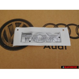 VW Originale FOX Posteriore Logo Emblema Scritta Cromo - 5Z0853687 739
