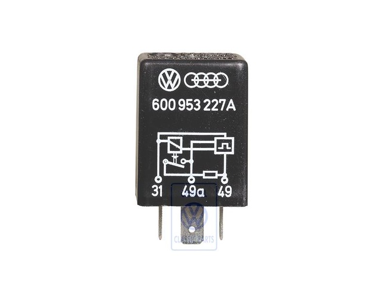 VW Originale Rele P. Lampeggio E Emergenza - 600953227A