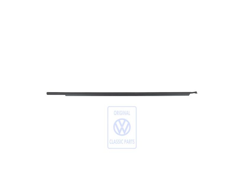 VW Originale Guarnizione Fessura Cristallo Nero Satinato - 6E0837478 B41