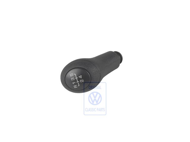 VW Originale Pomello Leva Cambio Nero Satinato - 6K0711141A 01C