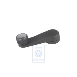 VW Originale Manovella Alzacristallo Nero Satinato/Cromo - 6K0837581A LBS