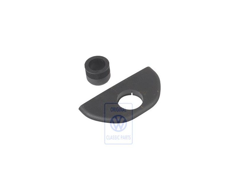VW Originale Cappuccio Di Copertura Nero Satinato - 6K0845537 01C