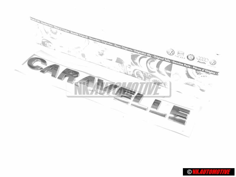 VW Originale CARAVELLE Posteriore Logo Emblema Scritta Cromo - 7H9853687 739