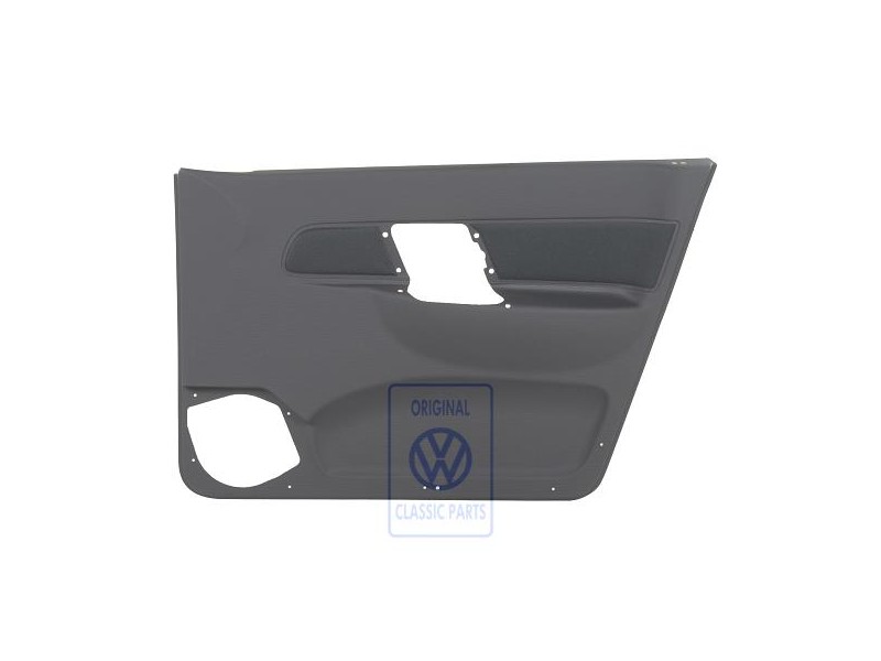 VW Originale Rivestimento Porta (Tessuto) Off-Black - 6K4867012CBHDY