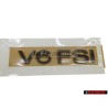 VW Originale V6 FSI Posteriore Logo Emblema Scritta Cromo - 3C0853675AAL85