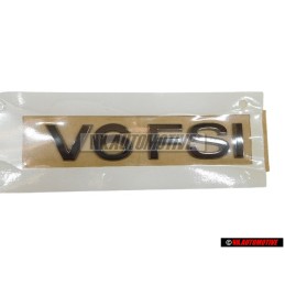 VW Originale V6 FSI Posteriore Logo Emblema Scritta Cromo - 3C0853675AAL85