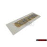 VW Originale V6 FSI Posteriore Logo Emblema Scritta Cromo - 3C0853675C 739