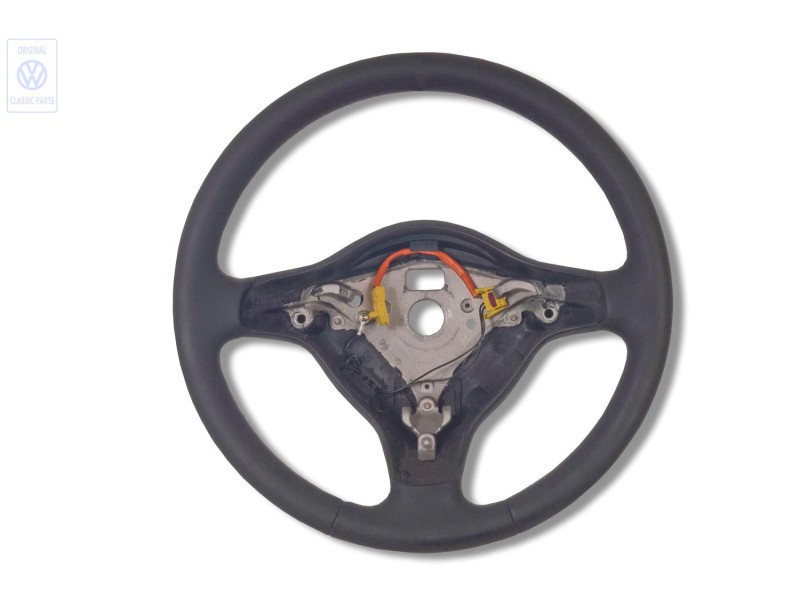 VW Originale Volante (Pelle) Nero/Blu Orbita - 6N0419091L HCC